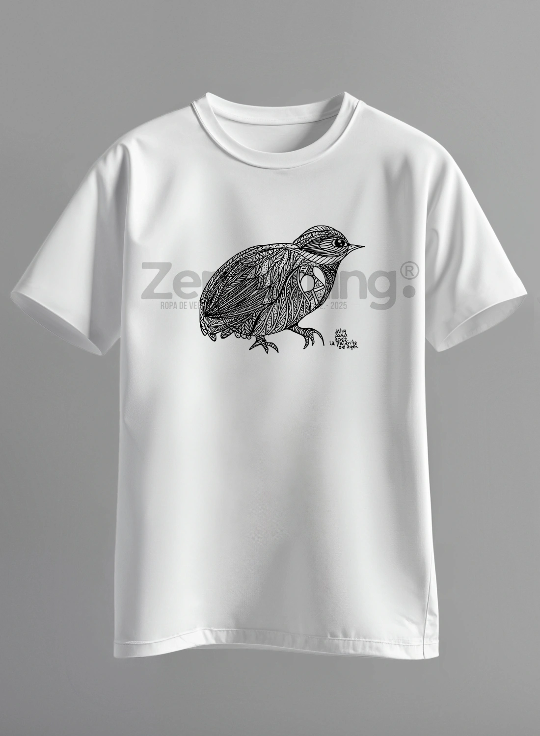 Camiseta Modelo "La pajarita de ayer"